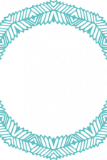 decorative circle monogram frame free svg file