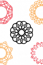 decorative circle, round ornaments bundle free svg file