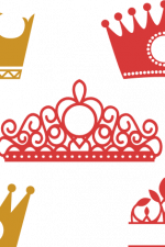 decorative crown monogram bundle, king, queen, princess free svg file