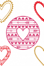 decorative hearts bundle free svg files