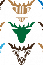 deers head monogram frame bundle, hunting free svg file
