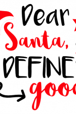 Define Good, Christmas Free Svg File