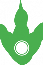 dinosaur foot print, monogram frame free svg file