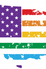 distressed american flag, lgbt pride, usa - free svg file for members