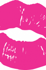 distressed kiss lips - free svg file for members
