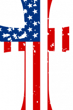 distressed usa flag cross, 4th of july free svg file