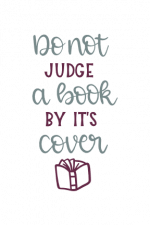 Do Not Judge A Book By It's Cover, Motivational Free Svg File