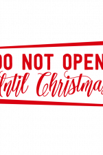Do Not Open Until Christmas Free Svg File
