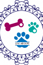 dog circle monogram frame, love my dogs, paw print free svg file