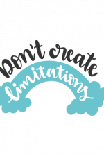 Don't Create Limitations, Motivational Free Svg File