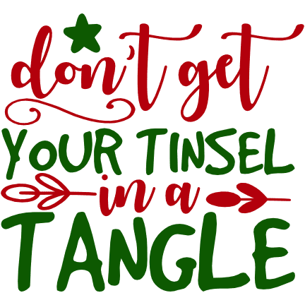 dont-get-your-tinsel-in-a-tangle-christmas-free-svg-file-SvgHeart.Com