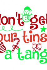 Don't Get Your Tinsel In A Tangle, Christmas Free Svg File