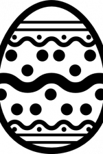 dotted egg,decorative free svg file