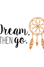 Dream Then Go, Dream Catcher Free Svg File