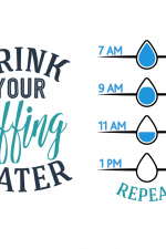 Drink Your Effing Water, Water Tracker, Fitness Free Svg File