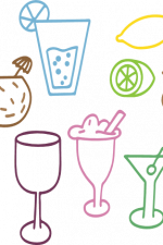 drinks bundle, ice cream, cocktail, summer drinks free svg file