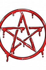 Dripping Bloody Star Pentagram Free Svg File
