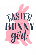 Easter Bunny Girl, Holiday Free Svg File