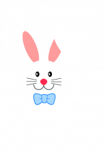 Easter Bunny Monogram, Spring Free Svg File