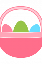Easter Eggs Basket, Spring Free Svg File