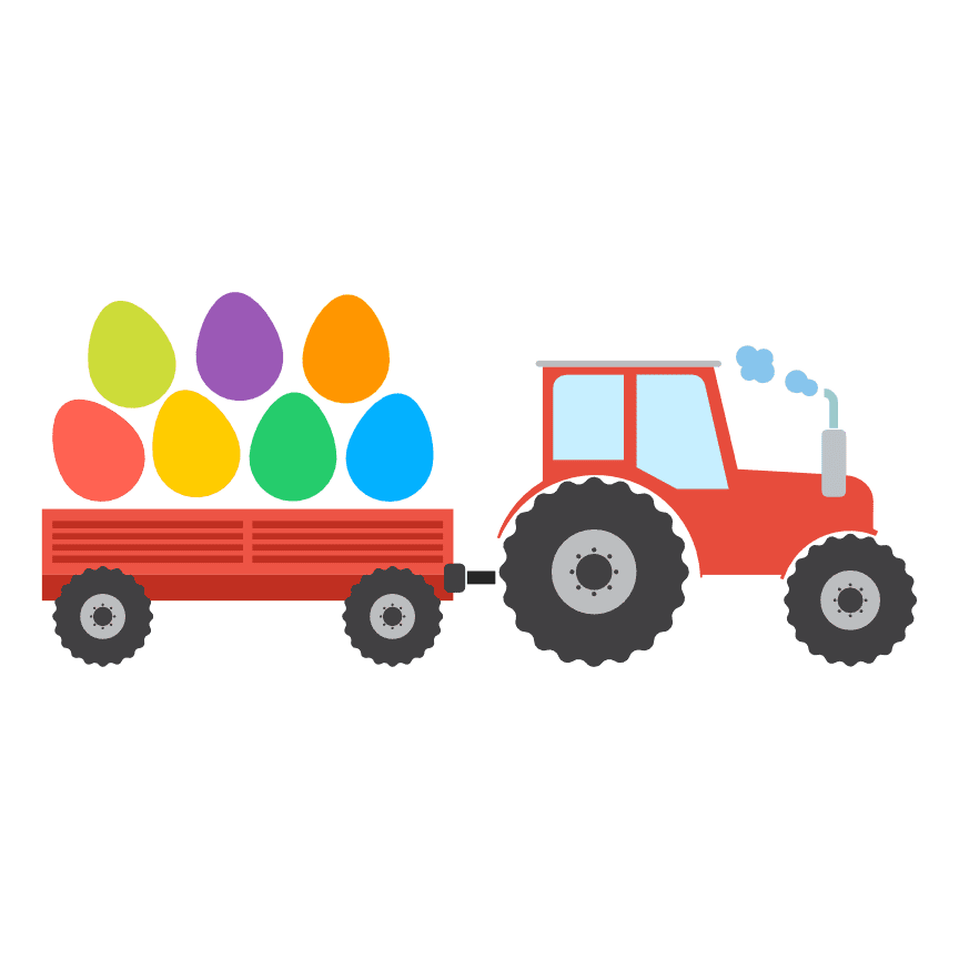 easter-tractor-carriage-with-eggs-farm-free-svg-file-SvgHeart.Com