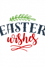 Easter Wishes, Spring Free Svg File
