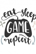 Eat Sleep Game Repeat, Gamer - free svg file for members