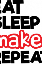 eat sleep make repeat, crafting free svg file