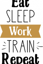 eat sleep work train repeat, gym free svg file