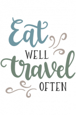 Eat Well Travel Often, Travelling Free Svg File