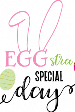 eggstra special day, bunny ears, easter free svg file
