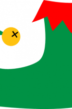 elf boy shoe left, christmas free svg file
