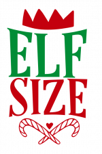 Elf Size, Christmas Free Svg File