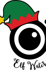 elf watch, cam with hat, christmas free svg file image