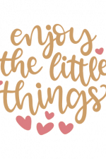 Enjoy The Little Things, Hearts Free Svg File