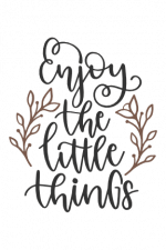 Enjoy The Little Things, Leaves Free Svg File
