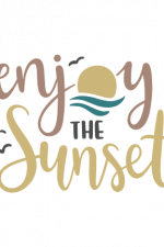 Enjoy The Sunset, Summer, Wave Free Svg File