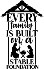 Every Family Is Built On A Stable Foundation Free Svg File