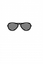 Eyeglasses, Stripes Sunglasses, Fashion Free Svg File