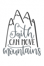 Faith Can Move Mountains Free Svg File