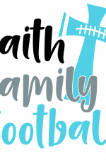 Faith Family Football Free Svg File
