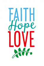 Faith Hope Love, sign, Positive Free Svg File