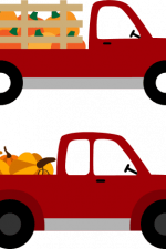 farm car, truck with pumpkins, farming free svg file