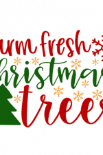 Farm Fresh Christmas Trees Free Svg File