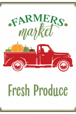 Farmers Market Fresh Produce Free Svg File