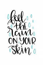 Feel The Rain On Your Skin, Rainy Free Svg File