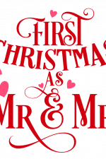 First Christmas As Mr and Mrs Free Svg File