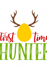 First Time Hunter, Easter Free Svg File