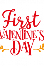 First Valentine's Day, Love Free Svg File