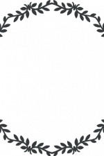 floral circle monogram frame free svg file